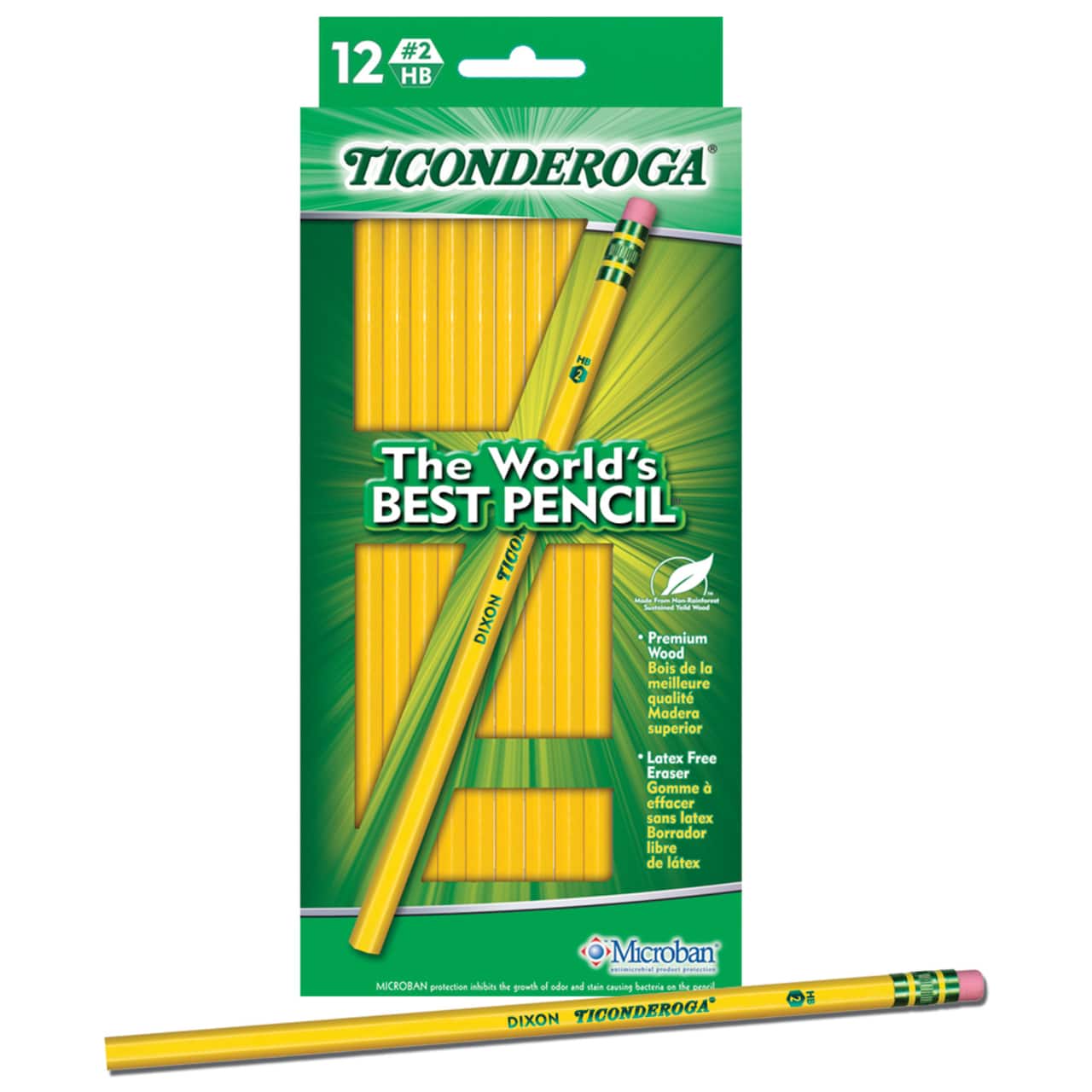 Dixon® Ticonderoga® No.2 Pencil Set, 12ct.